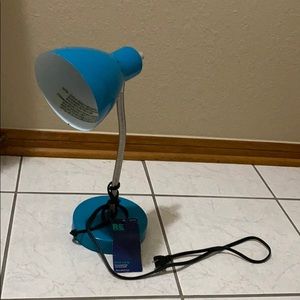 Brand new turquoise desk lamp